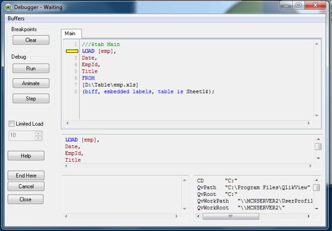 Debug the Edit Script